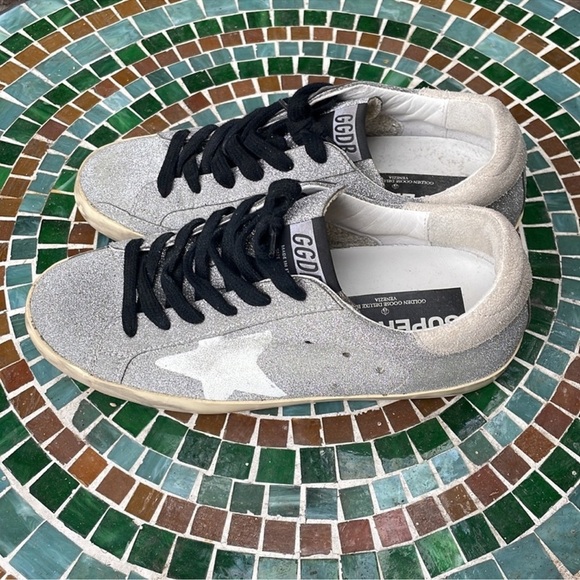 Golden Goose Deluxe Brand Silver Sneakers​